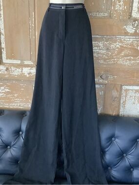 New With Tags GIANFRANCO FERRE Womans Pants Blue Wide Leg 44